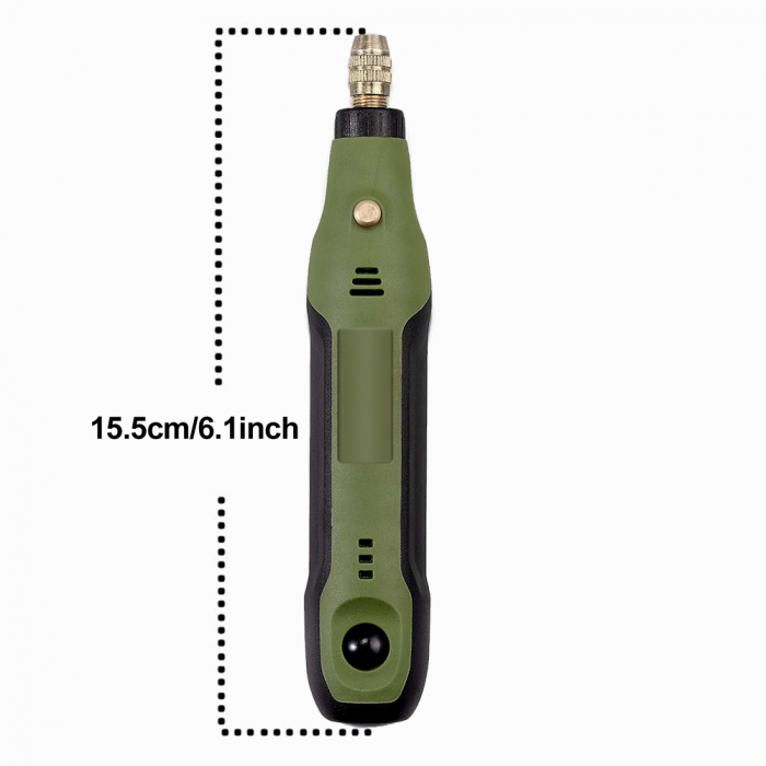 Masina de gravat cu acumulator 3.6 V, încărcare USB, 3 viteze, 34 accesorii incluse [5]
