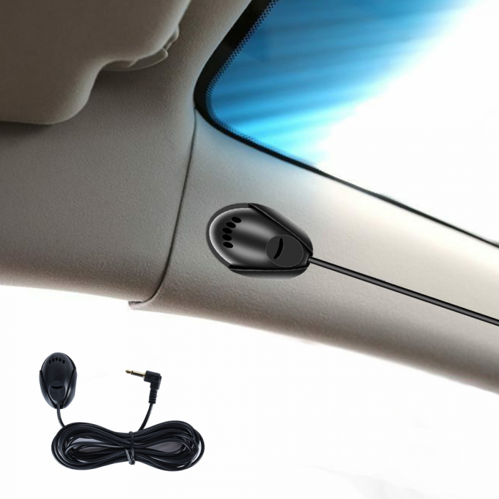 Microfon Extern pentru Navigație și Player Auto cu Conexiune 3.5mm - Sunet Clar și Calitate Superioară pentru Apeluri în Medii Zgomotoase [9]