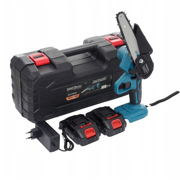 Mini drujba cu acumulator, 21V, cu 2 acumulatori 2000mAh, Valiza inclusa lama 6 inch [2]