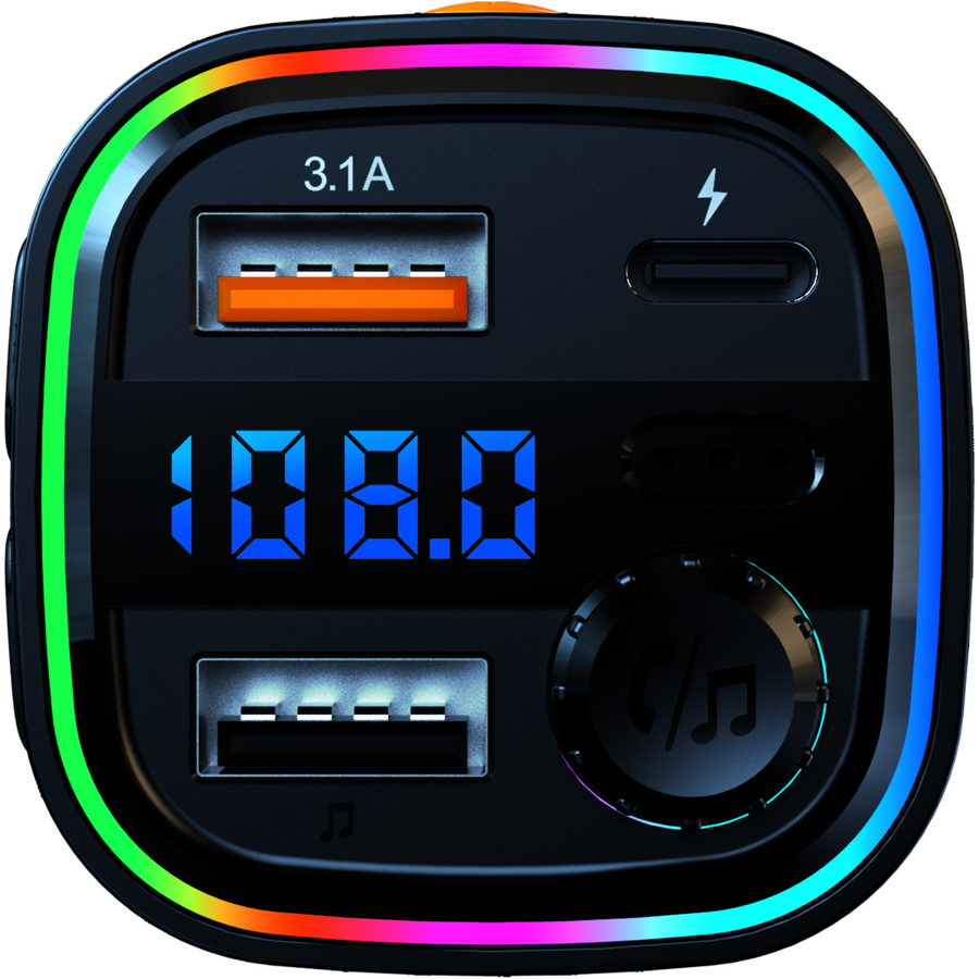 Modulator FM Akai FMT-26BT cu Bluetooth 5.3, USB-A, USB-C și Afișaj LED [2]