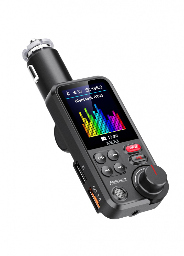 Modulator FM Auto cu Bluetooth 5.0, Încărcare Rapidă QC3.0, USB, MicroSD și Apeluri Hands-Free [6]