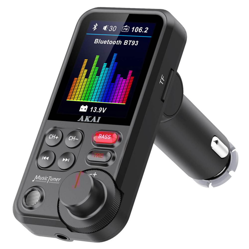 Modulator FM Auto cu Bluetooth 5.0, Încărcare Rapidă QC3.0, USB, MicroSD și Apeluri Hands-Free [1]