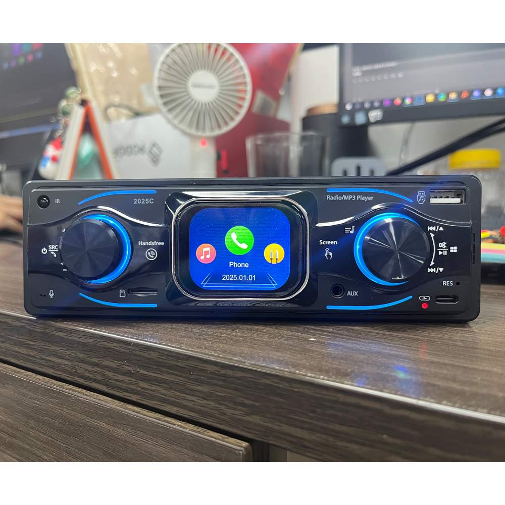 MP3 Player Auto 1DIN cu Bluetooth, Ecran Touchscreen 2.17", Multimedia și RGB [2]