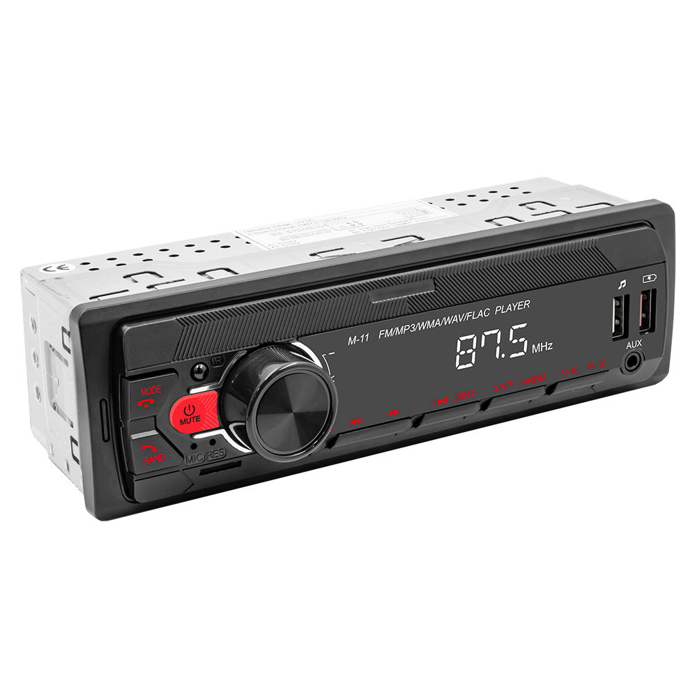 MP3 Player Auto cu Bluetooth, Control prin Aplicație Mobilă, USB, AUX, FM Radio și Lumini RGB – Model M11 [2]