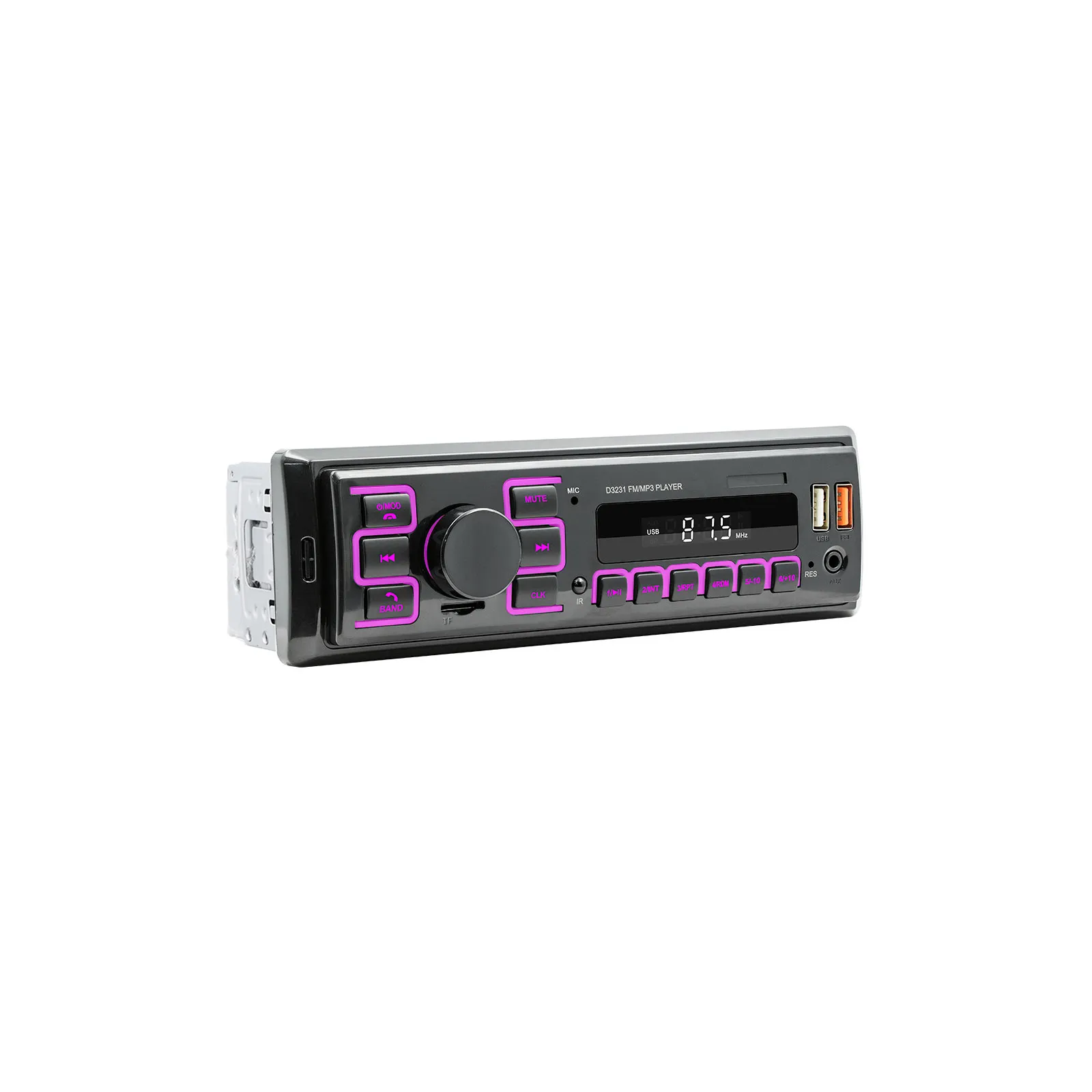 MP3 Player, Casetofon Auto 1DIN Universal, Bluetooth, USB, FM RADIO auto [3]