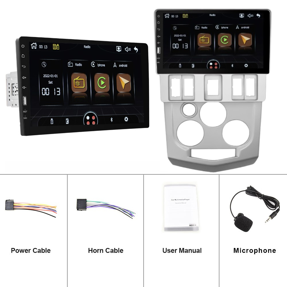 Navigatie MP5 Player Dacia Logan 1 2004-2009 Ecran 9 Inch CarPlay Wireless si Rama Dedicata [2]