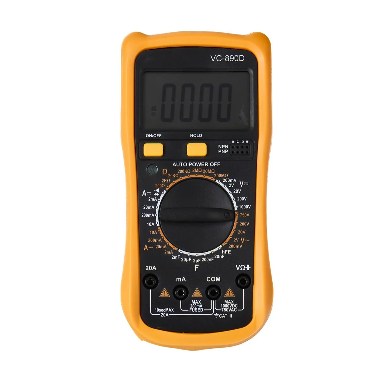 Multimetru Electric digital-Măsurători Precise Tensiune, Curent, Rezistență, Temperatură [2]