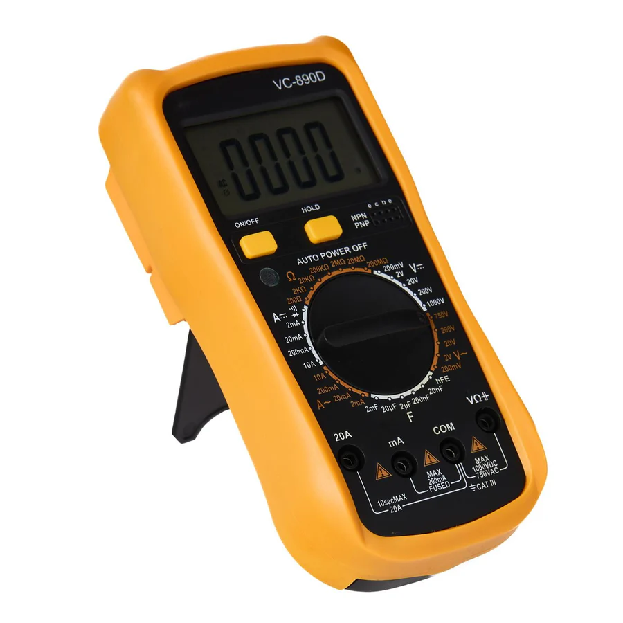 Multimetru Electric digital-Măsurători Precise Tensiune, Curent, Rezistență, Temperatură [4]