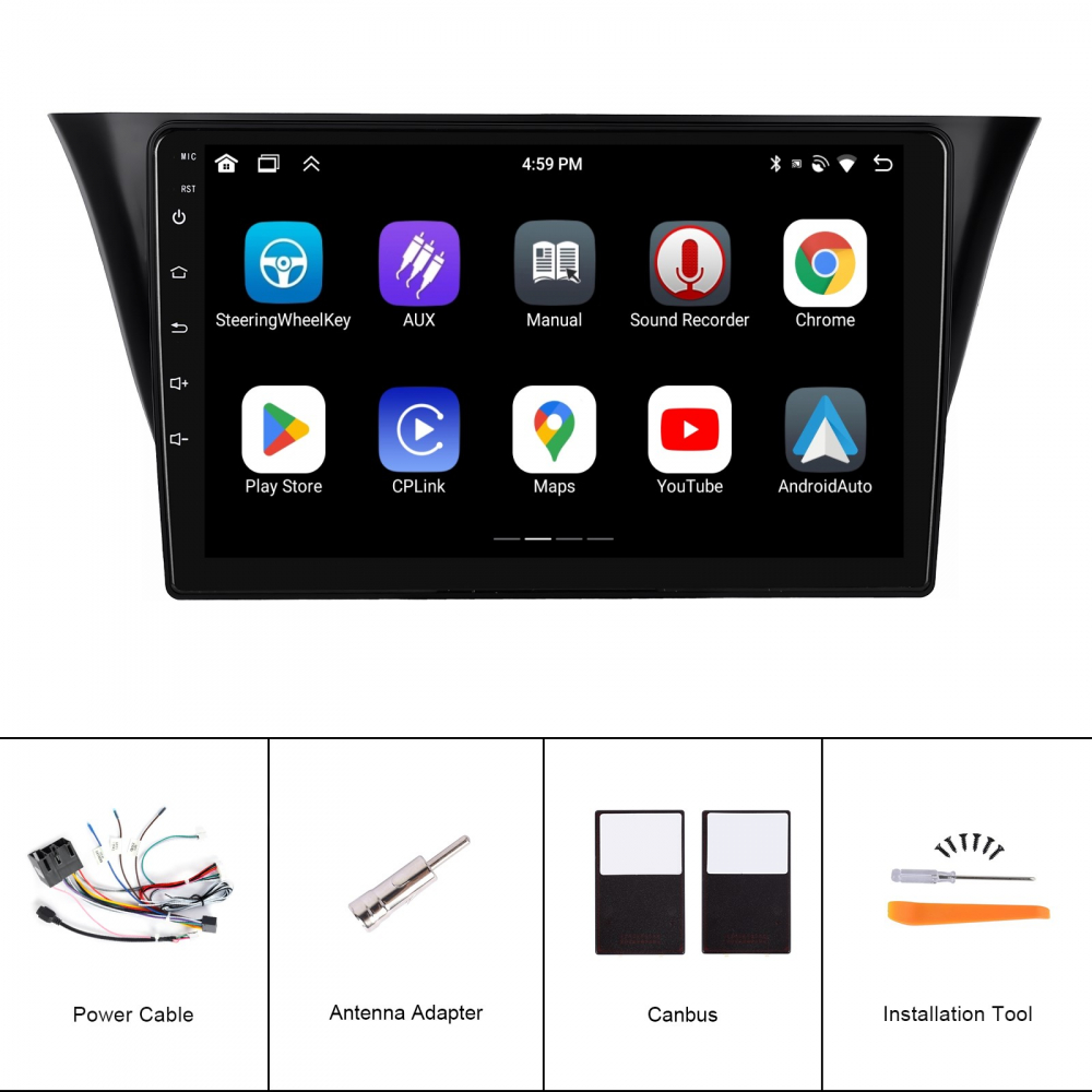 Navigatie 2K QLED IVECO Daily (2014-2021), 4GB RAM, SLOT Cartela SIM 4G, DSP, CarPlay si Android Auto, ecran 9.50 Inch [9]