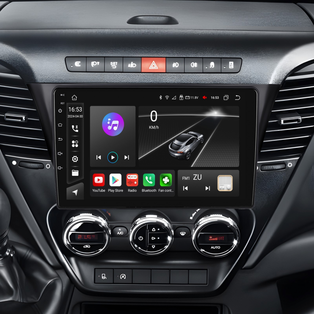Navigatie 2K QLED IVECO Daily (2014-2021), 4GB RAM, SLOT Cartela SIM 4G, DSP, CarPlay si Android Auto, ecran 9.50 Inch [7]