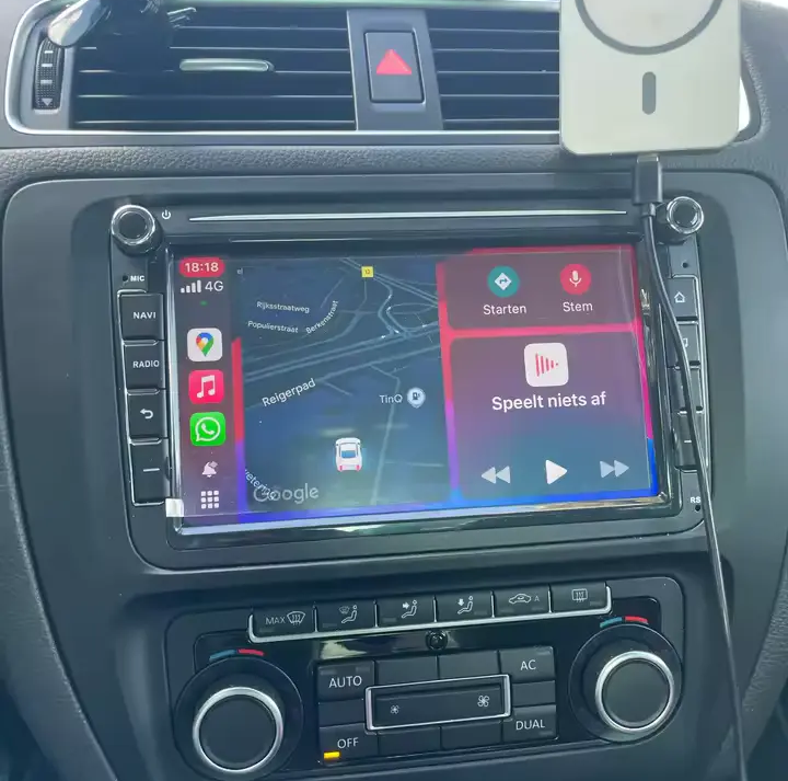 Navigatie Volkswagen|Skoda|Seat cu Android 13, Carplay, 4GB RAM 64GB ROM DSP, SIM 4G, Ecran de 9 inch, dedicata Golf 5, Golf 6, Jetta, Passat B6, CC, B7, Polo, Tiguan, Touran, Skoda, Seat [2]