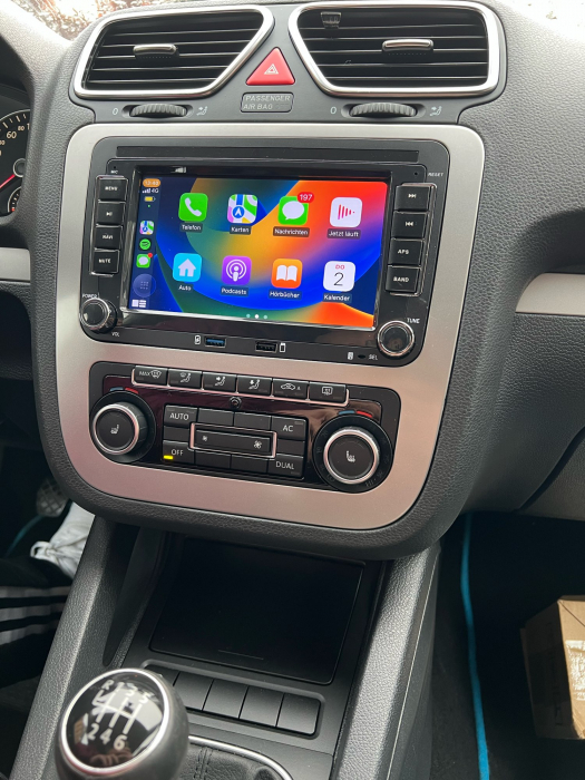 Navigație cu Android, Volkswagen, Skoda, Seat - 2+64 GB, CarPlay & Android Auto, USB Frontal, ecran 7"|Compatibil Golf 5, Golf 6, Jetta, Passat B6/B7/CC, Polo, Tiguan, Touran [10]