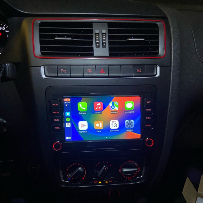 Navigatie Volkswagen|Skoda|Seat cu Android 13, Carplay, 2GB RAM 64GB ROM, Ecran de 7 Inch, dedicata Golf 5, Golf 6, Jetta, Passat B6, CC, B7, Polo, Tiguan, Touran, Skoda, Seat [12]