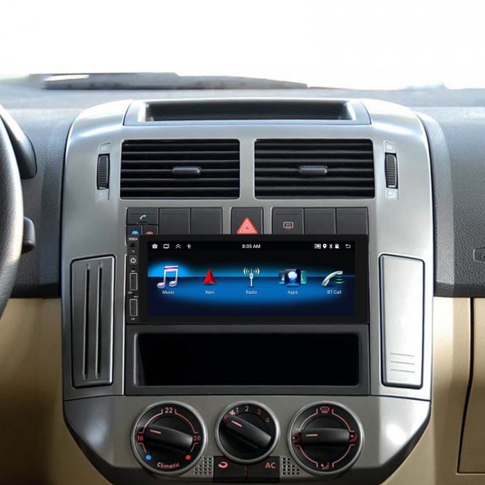 Navigatie Android 13, Player 1DIN 2GB 64GB, CarPlay si Android Auto wifi, DSP, RDS, Universal, ecran 6.86 Inch [3]