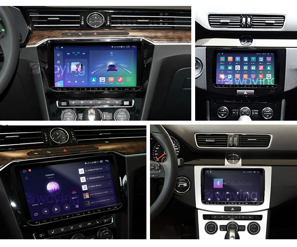 Navigație Android 13 Premium 9” pentru Volkswagen / Skoda / SEAT – Procesor Snapdragon, DSP DTS, CarPlay Wireless, Android Auto, 6GB RAM, 128GB ROM, Slot SIM 4G [2]