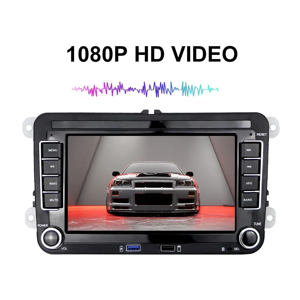 Navigație cu Android, Volkswagen, Skoda, Seat - 2+64 GB, CarPlay & Android Auto, USB Frontal, ecran 7"|Compatibil Golf 5, Golf 6, Jetta, Passat B6/B7/CC, Polo, Tiguan, Touran [18]
