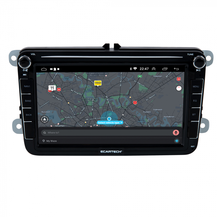 Navigatie Volkswagen,Skoda,Seat cu Android 2GB RAM 32GB, CarPlay Wireles Ecran de 8 Inch, dedicata Golf 5, Golf 6, Jetta, Passat B6, CC, B7, Polo, Tiguan, Touran, Skoda, Seat [16]
