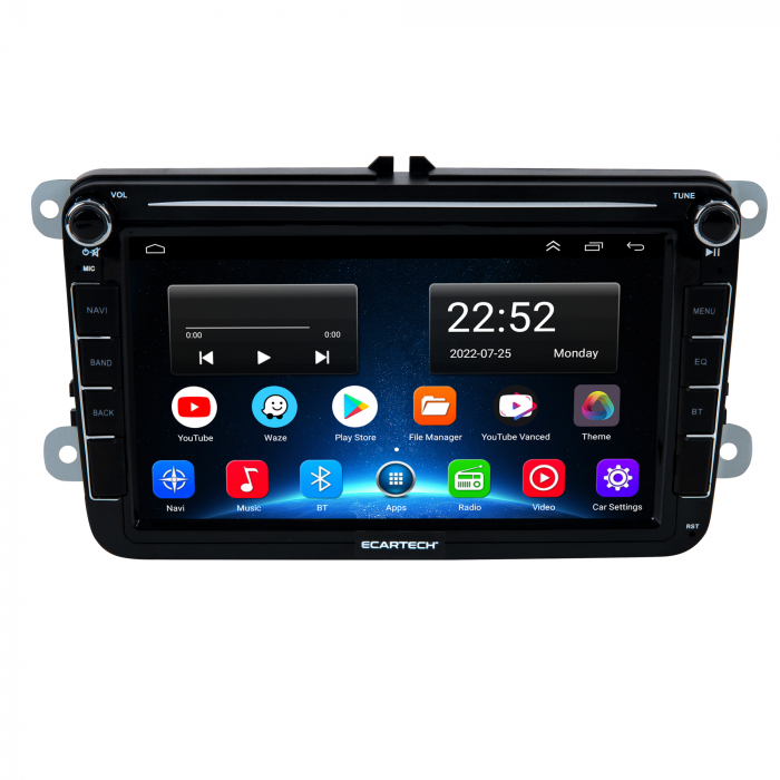 Navigatie Volkswagen|Skoda|Seat cu Android 2GB RAM 32GB, CarPlay Wireles Ecran de 8 Inch, dedicata Golf 5, Golf 6, Jetta, Passat B6, CC, B7, Polo, Tiguan, Touran, Skoda, Seat [9]