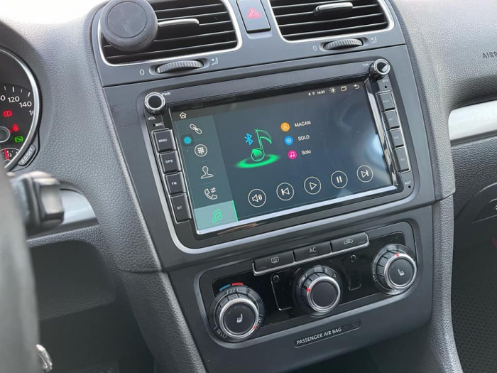 Navigatie Volkswagen,Skoda,Seat cu Android 2GB RAM 32GB, CarPlay Wireles Ecran de 8 Inch, dedicata Golf 5, Golf 6, Jetta, Passat B6, CC, B7, Polo, Tiguan, Touran, Skoda, Seat [3]
