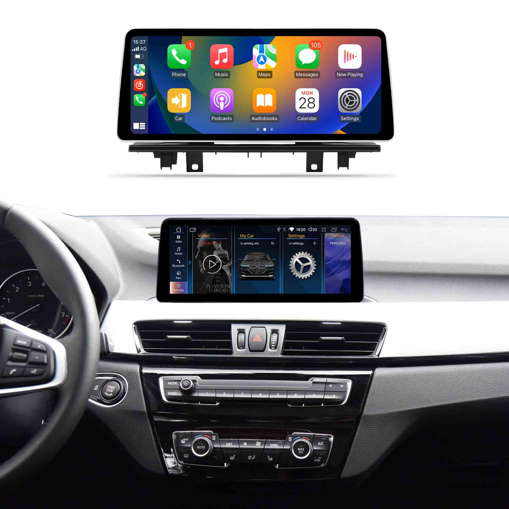 Navigație Android BMW X1 X2 F48 F49 (2016-2023), 4 GB RAM, OCTA-CORE, ecran 12.3", NBT si EVO, 1920x720, CarPlay, Android Auto, 4G și WiFi [2]