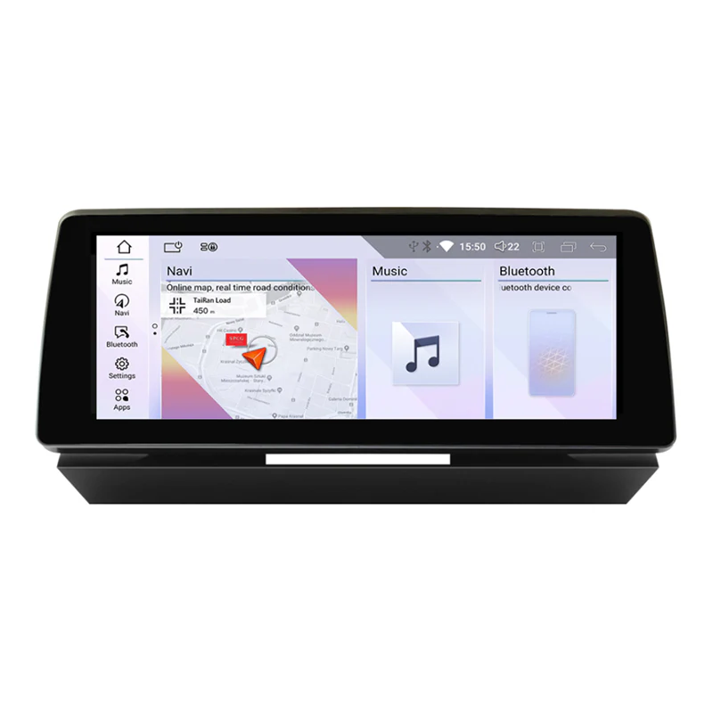 Navigație Android BMW Seria 5 E60 E61 (2003-2010), 4 GB RAM, OCTA-CORE, ecran 10.25", CCC si CIC, 1920x720, CarPlay, Android Auto, 4G și WiFi [1]