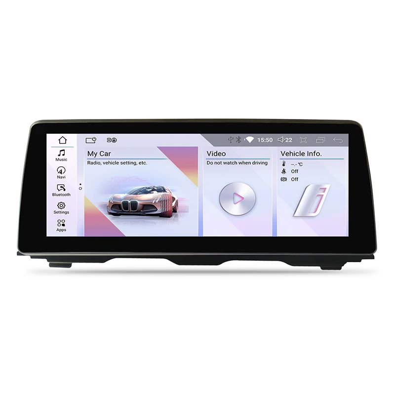 Navigație Android BMW Seria 5 F10 F11 F18 (2010-2016), 4 GB RAM, OCTA-CORE, ecran 10.25", CIC si NBT, 1920x720, CarPlay, Android Auto, 4G și WiFi [1]