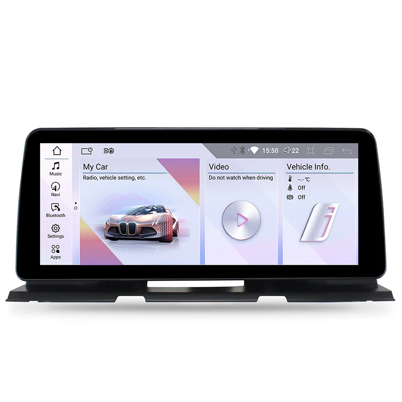 Navigație Android BMW Seria 6 F06 F12 F13 (2010-2017), 4 GB RAM, OCTA-CORE, ecran 12.3", CIC si NBT, 1920x720, CarPlay, Android Auto, 4G și WiFi [1]
