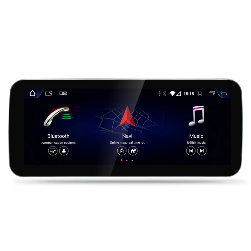 Navigație Android Mercedes Benz A CLA GLA Class W176 C117 X156 (2011-2018), 4 GB RAM, OCTA-CORE, ecran 12.3", NTG 4.5, NTG 5.0, 1920x720, CarPlay, Android Auto, 4G și WiFi [1]