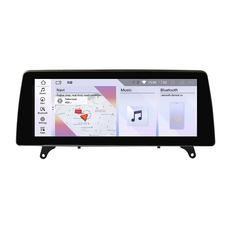 Navigație Android BMW X5 X6 E70 E71 E72 (2007-2012), 4 GB RAM, OCTA-CORE, ecran 10,25", CCC si CIC, 1920x720, CarPlay, Android Auto, 4G și WiFi [1]