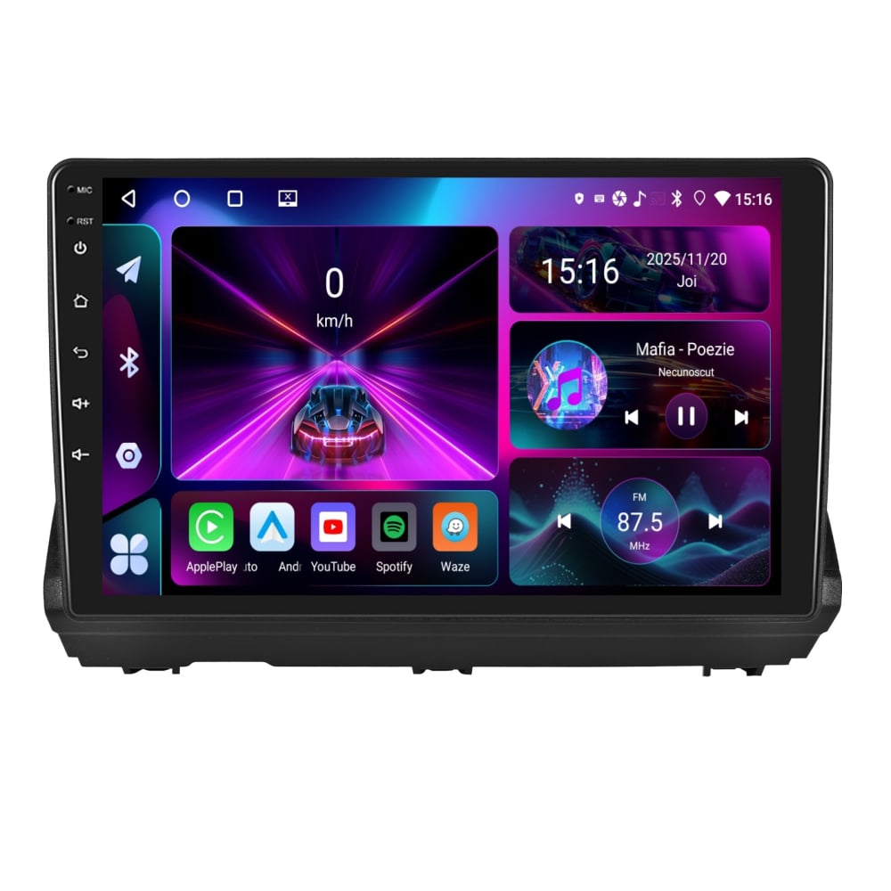 Navigație Android Dacia Logan 3 / Duster / Sandero 2021-2023 – 10.1", 4+64GB, Carplay, DSP [1]