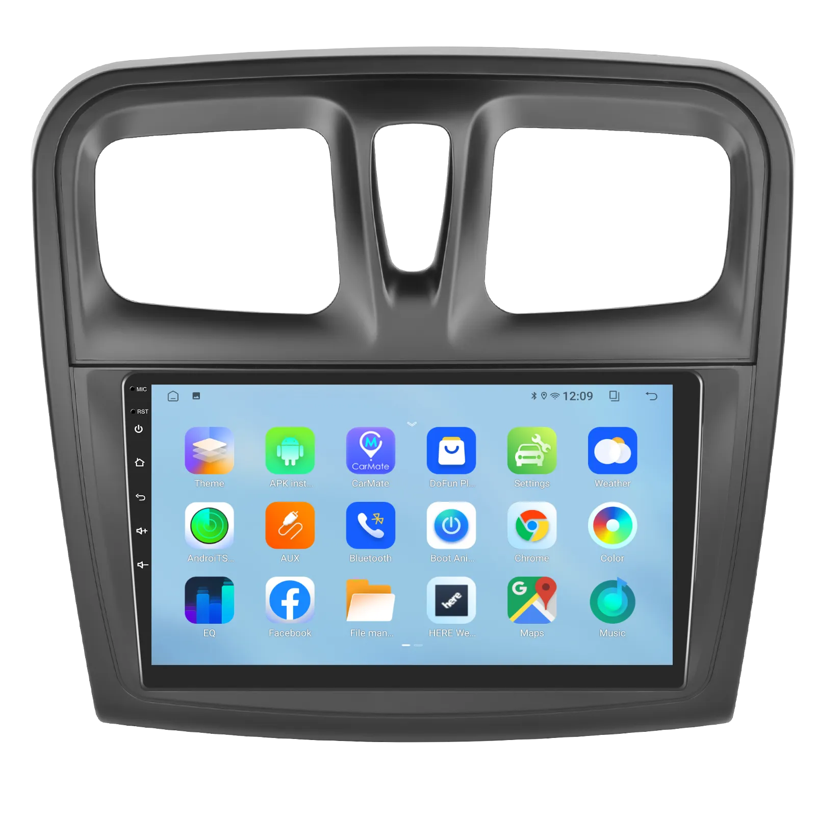 Navigatie Android Dacia Logan|Duster|Sandero (2012-2020) Android 12,DSP 2GB RAM 32GB ROM, Android 12, CarPlay si Android Auto Wi-fi, Youtube, Waze [8]