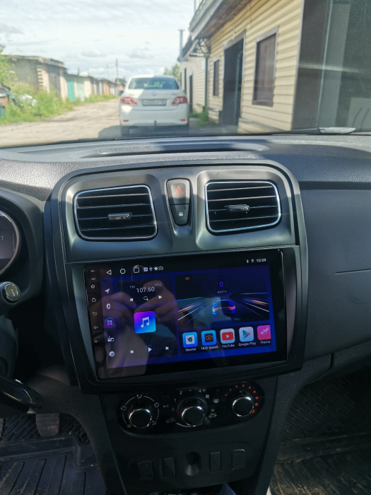 Navigatie Android Dacia Logan|Duster|Sandero (2012-2020) 4GB 64G, SLOT SIM 4G, CarPlay si Android Auto, DSP, Ecran 9 Inch [6]