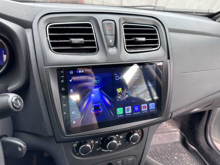 Navigatie Android Dacia Logan|Duster|Sandero (2012-2020) 4GB 64G, SLOT SIM 4G, CarPlay si Android Auto, DSP, Ecran 9 Inch [5]