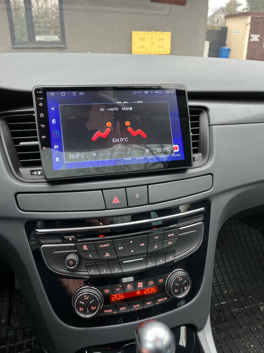 Navigatie Android Peugeot 508 (2012-2016),Android 12, DSP 2GB RAM 32GB ROM, CarPlay si Android Auto Wi-fi, Youtube, Waze [8]