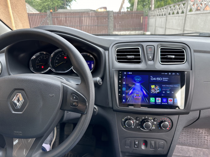 Navigatie Android Dacia Logan|Duster|Sandero (2012-2020) 4GB 64G, SLOT SIM 4G, CarPlay si Android Auto, DSP, Ecran 9 Inch [4]