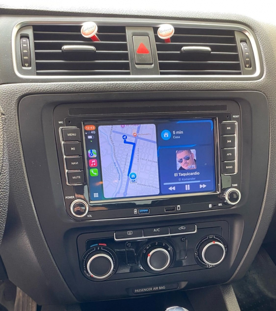 Navigație Android 7 inch Dedicată Volkswagen, Skoda, Seat | 4GB RAM, 64GB ROM, CarPlay și Android Auto Wireless [4]