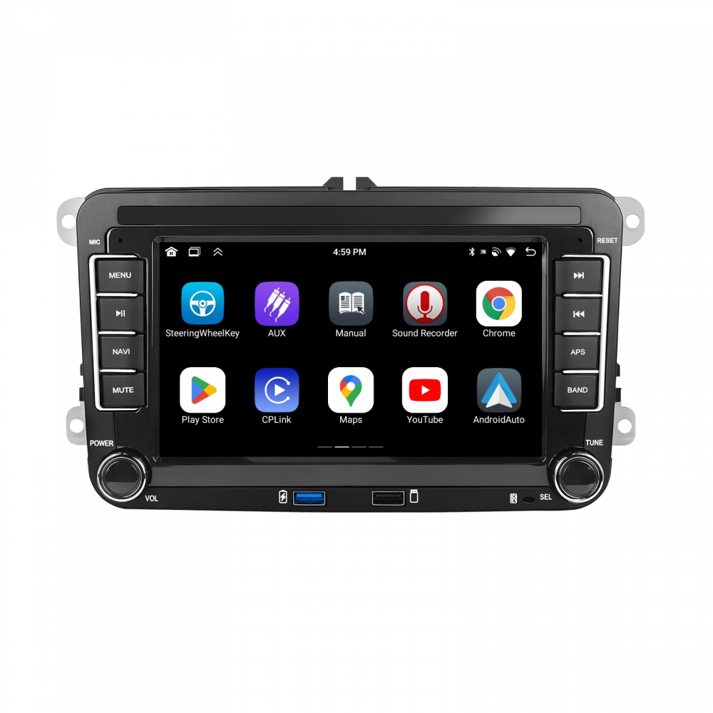 Navigație Android 7 inch Dedicată Volkswagen, Skoda, Seat | 4GB RAM, 64GB ROM, CarPlay și Android Auto Wireless [5]