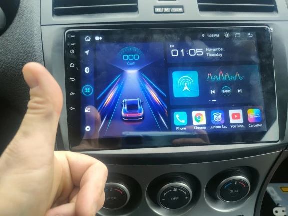 Navigatie Android Mazda 3 (2010-2013), Android 12, DSP 2GB RAM 32GB ROM, CarPlay si Android Auto Wi-fi, Youtube, Waze [6]