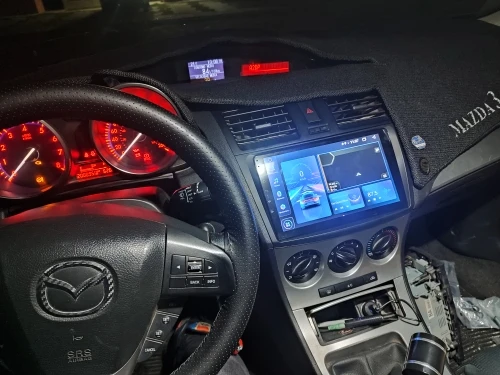 Navigatie Android Mazda 5 (2010-2015), Android 12, DSP 4GB RAM 64GB ROM, Cartela SIM 4G, CarPlay si Android Auto Wi-fi, Youtube, Waze [8]