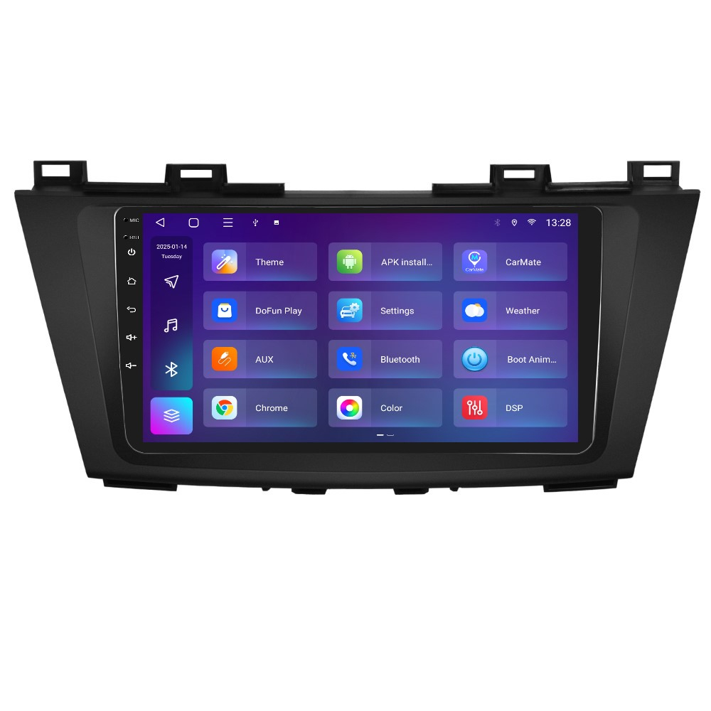 Navigatie Android Mazda 5 (2010-2015), Android 12, DSP 2GB RAM 32GB ROM, CarPlay si Android Auto Wi-fi, Youtube, Waze [3]