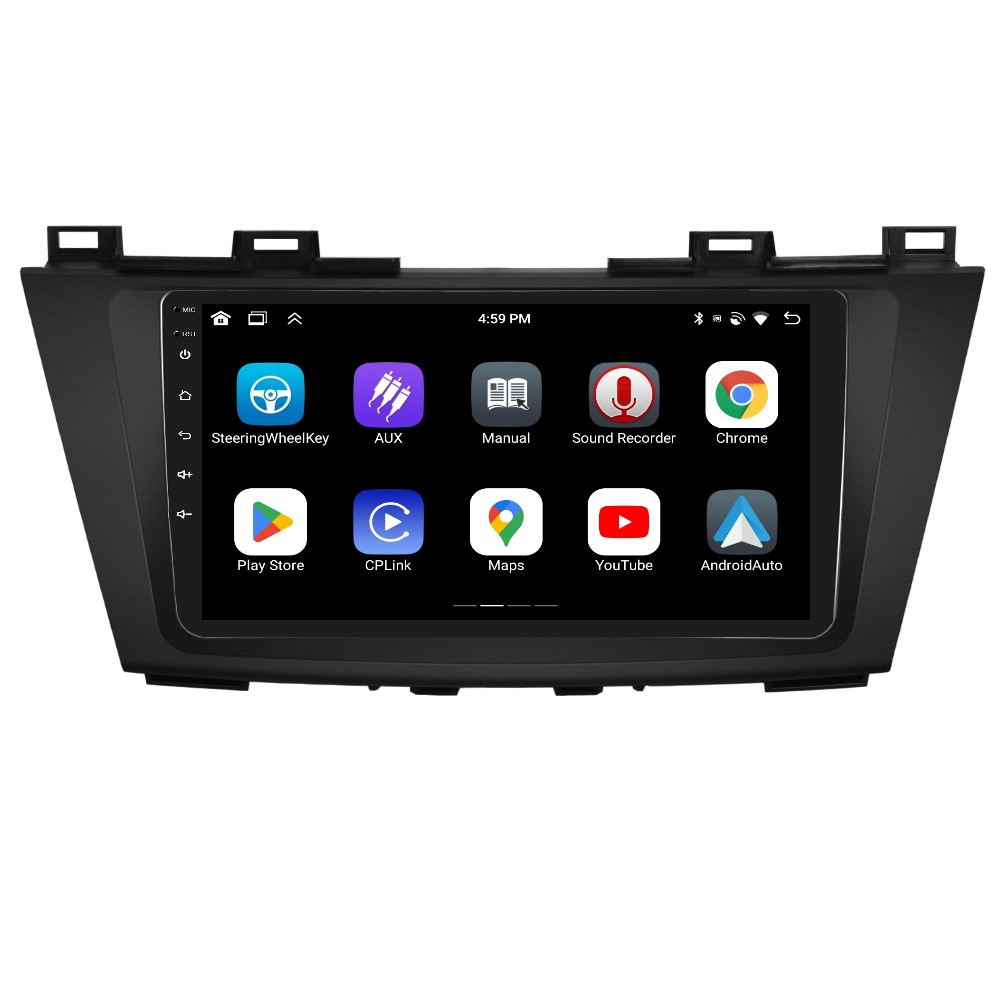 Navigatie Android Mazda 5 (2010-2015), Android 12, DSP 4GB RAM 64GB ROM, Cartela SIM 4G, CarPlay si Android Auto Wi-fi, Youtube, Waze [7]