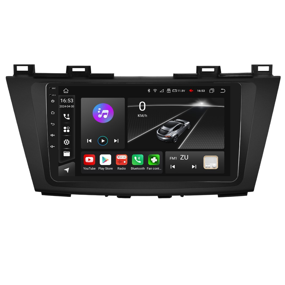 Navigatie Android Mazda 5 (2010-2015), Android 12, DSP 8GB RAM 128GB ROM, Cartela SIM 4G, CarPlay si Android Auto Wi-fi, Youtube, Waze [2]
