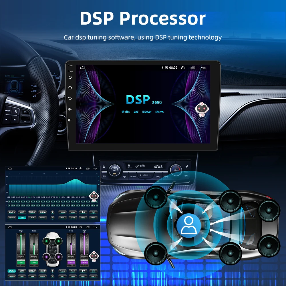 Navigatie Mazda CX-9 (2007-2015), Android 12, 4GB 64GB, SIM 4G, CarPlay si Android Auto, DSP, ecran 10.1 Inch [4]