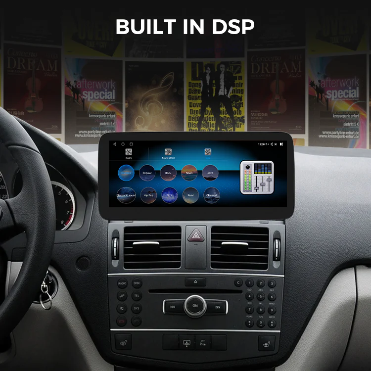 Navigație Android Mercedes Benz A CLA GLA Class W176 C117 X156 (2011-2018), 4 GB RAM, OCTA-CORE, ecran 10.25", NTG 4.5, NTG 5.0, 1920x720, CarPlay, Android Auto, 4G și WiFi [3]