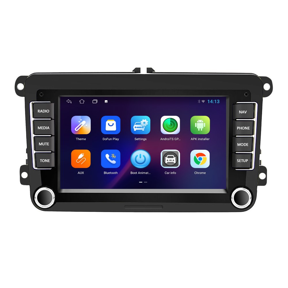 Navigație Android TS7 Topway, 2+32 GB, CarPlay & Android Auto, ecran 7"|Compatibil Golf 5, Golf 6, Jetta, Passat B6/B7/CC, Polo, Tiguan, Touran [2]