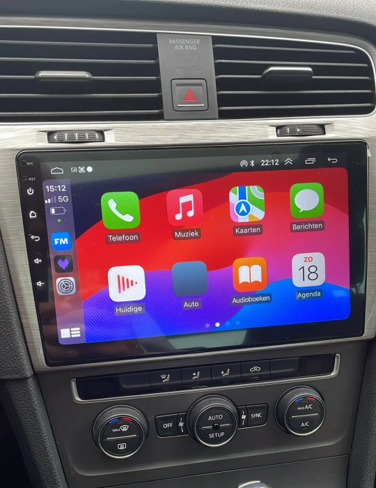 Navigatie Volkswagen Golf 7 (2012-2020) 2GB RAM 32GB, Android 12, DPS, CarPlay si Android Auto, ecran 10 Inch [8]