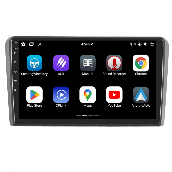 Navigatie Audi A3 (2003-2013) cu Android 12, 2GB RAM 32GB ROM, ecran 9 Inch,Carplay si Android Auto [10]