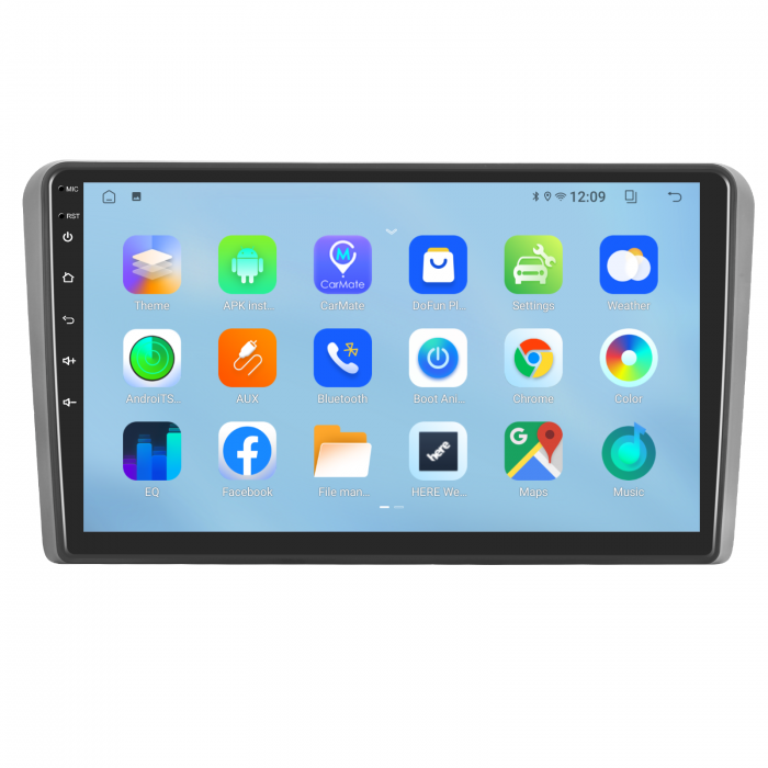 Navigatie Audi A3 (2003-2013) cu Android 12, 4GB RAM 64GB ROM, SIM 4G, DSP, ecran 9 Inch,Carplay si Android Auto [11]