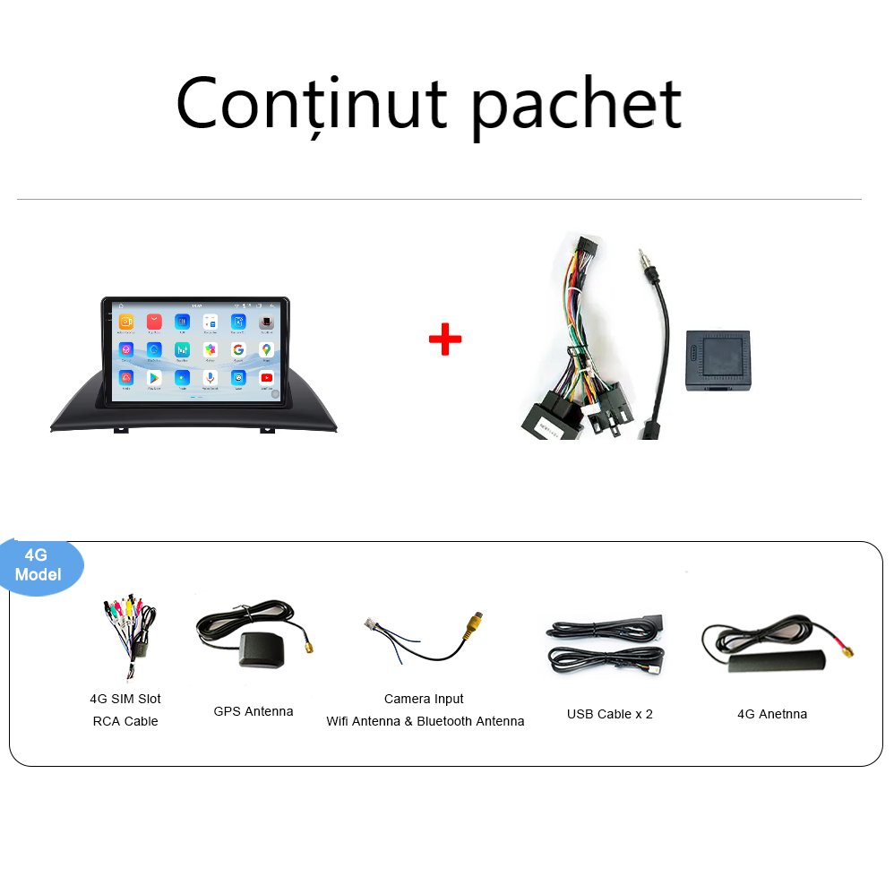 Navigatie BMW X3 (2004-2012) Android 14, 12GB RAM, 256GB ROM, Ecran 9.33 inch 2K QLED [5]