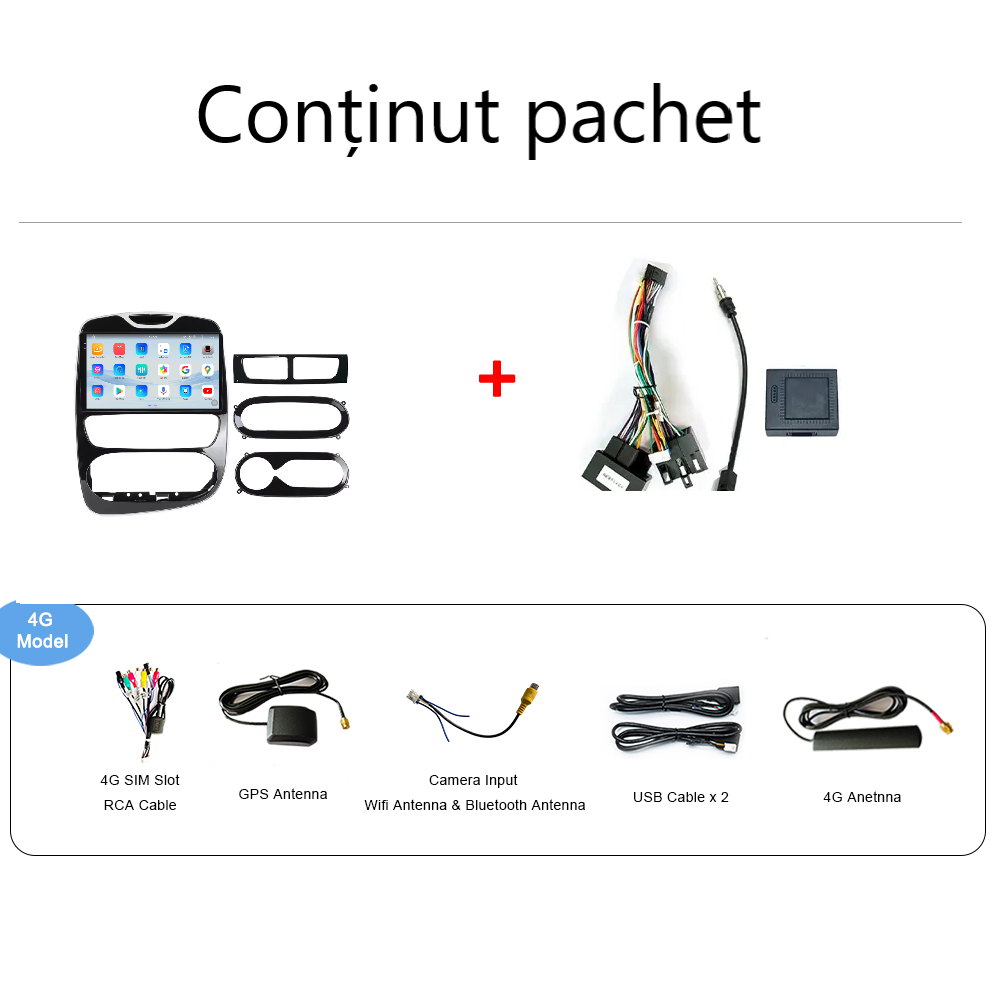 Navigatie Renault Clio 4 (2012-2019) Android 14, 12GB RAM, 256GB ROM, Ecran 10.33 inch 2K QLED [5]